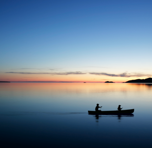 huron-lake-canoe